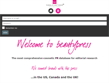 Tablet Screenshot of beautypress.com